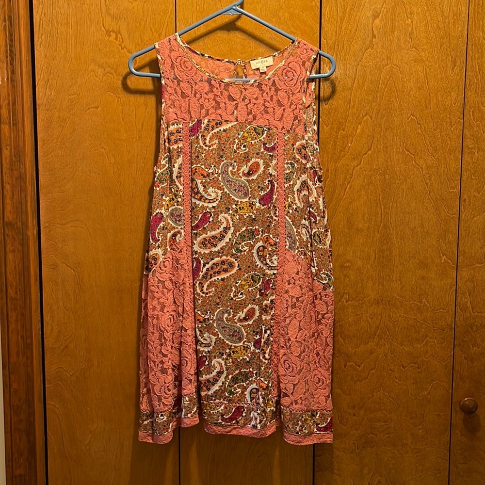UMGEE Medium Women’s floral/paisley and lace dress GUC